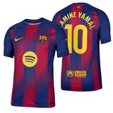 Nike Men's FC Barcelona 2025/26 Dri-FIT ADV Home Jersey w/ Lamine Yamal #10 Printing