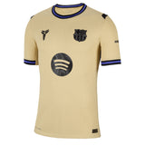 Nike Men's FC Barcelona 2025/26 Dri-Fit Away Jersey Team Gold/Persian Violet/Black Front