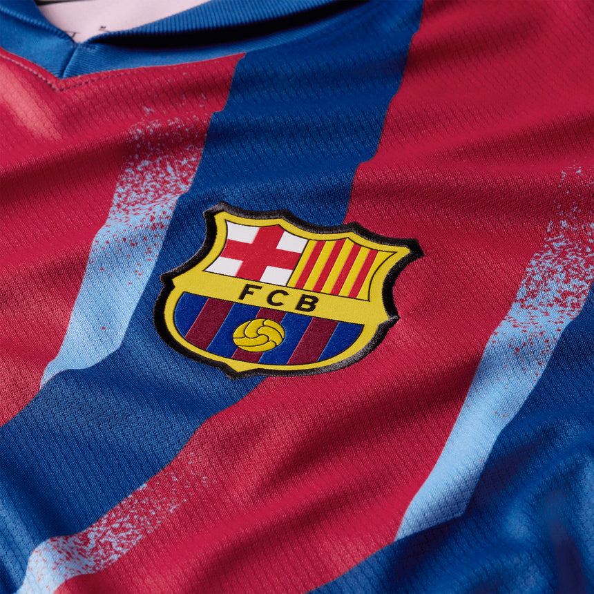 Nike Men's FC Barcelona 2025/26 Fourth Jersey Blue/Red Crest