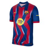 Nike Men's FC Barcelona 2025/26 Fourth Jersey Blue/Red Front