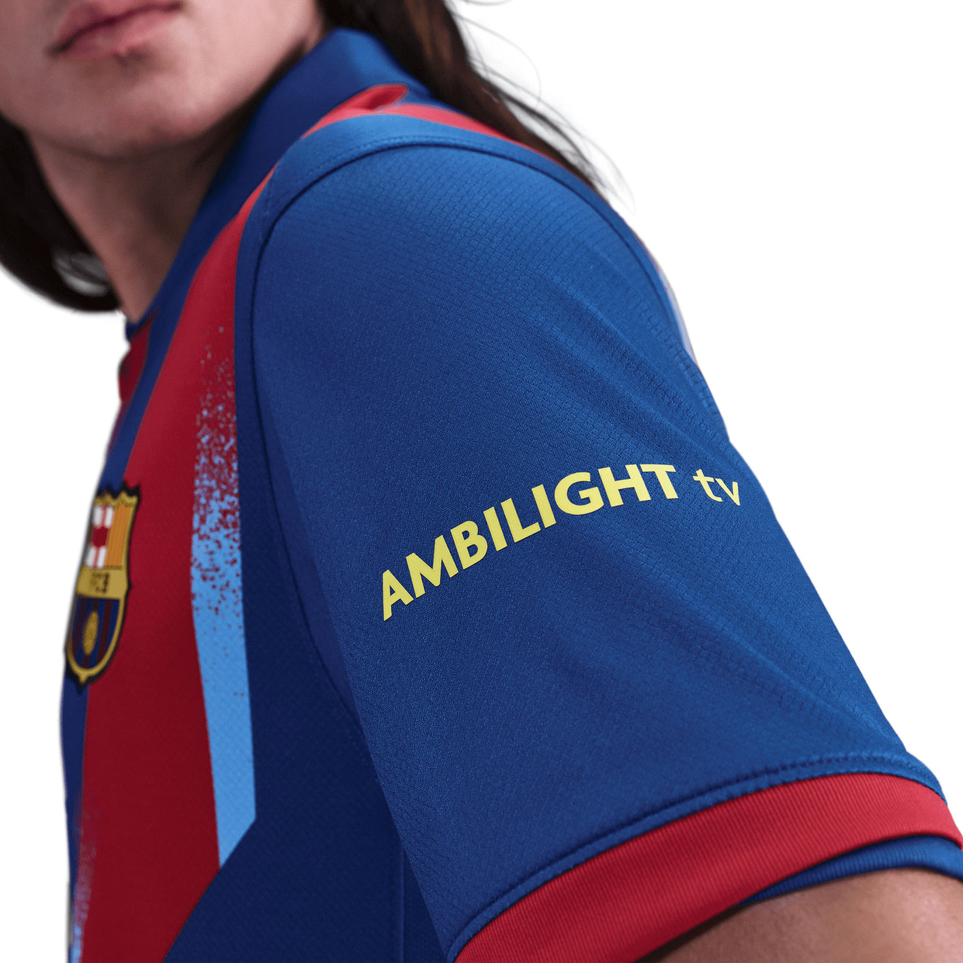 Nike Men's FC Barcelona 2025/26 Fourth Jersey Blue/Red Sleeve