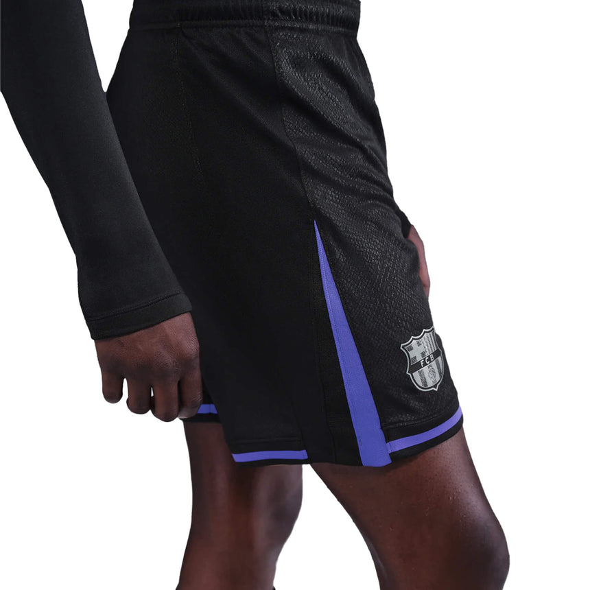 Nike Men's FC Barcelona x Kobe 2025/26 Away Shorts Black/Persian Violet Side