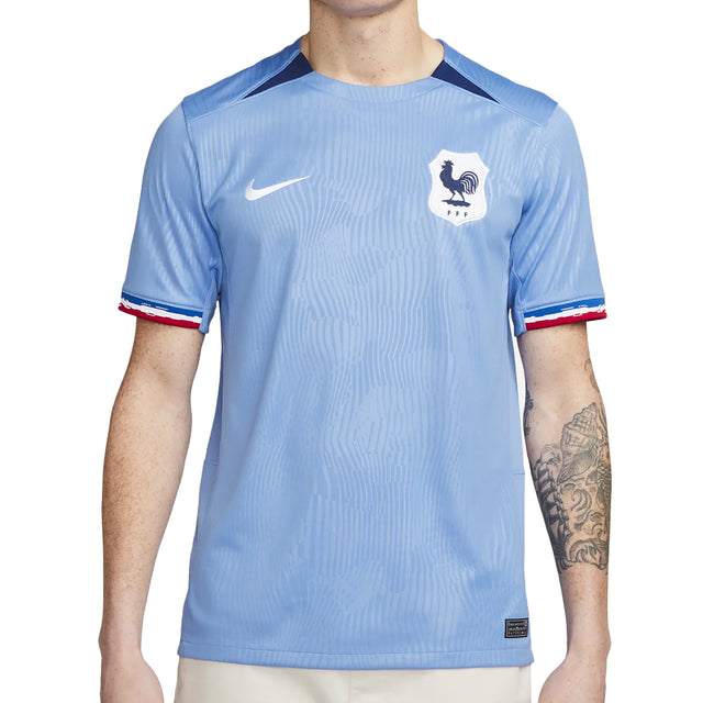 Nike Men's France 2023/24 Home Jersey Polar/Blue Front