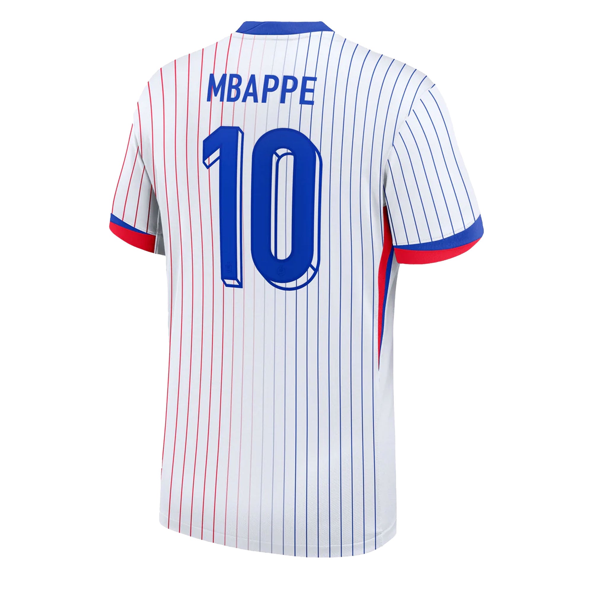 Nike France Men's Away Stadium 2024/25 Soccer Jersey w/ Mbappe #10