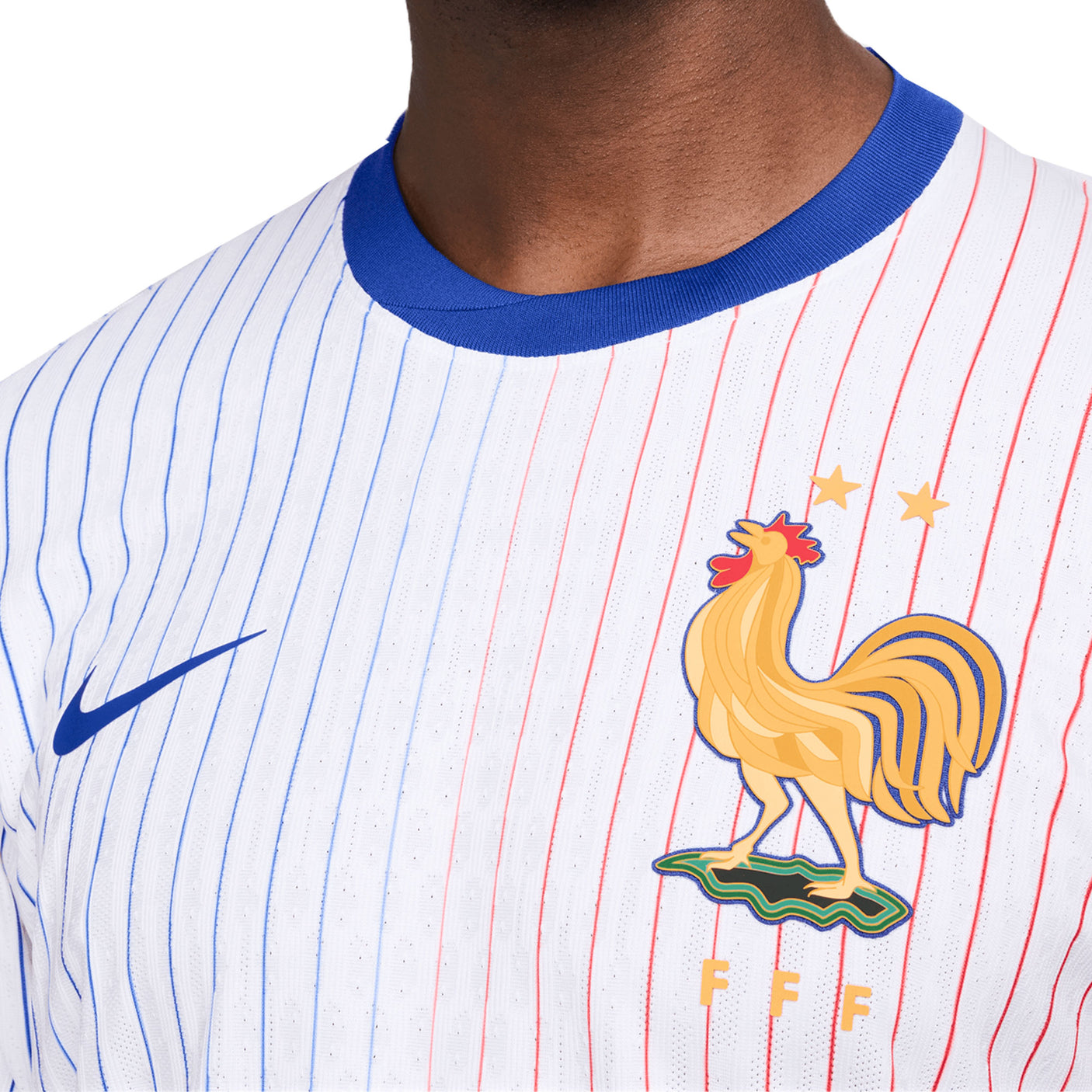 Nike Men's France 2024/25 Dri-FIT ADV Away Jersey White Crest