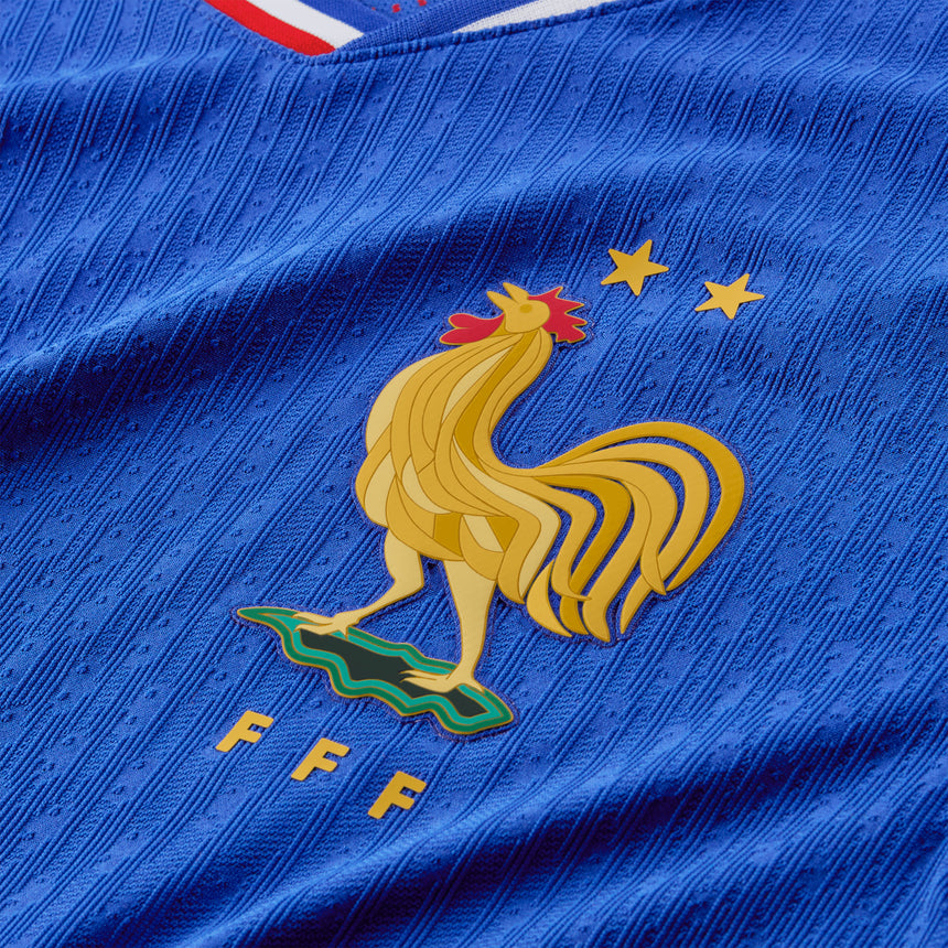 Nike Men's France 2024/25 Dri-FIT ADV Home Jersey Blue/Red Crest