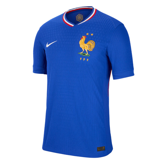 Nike Men's France 2024/25 Dri-FIT ADV Home Jersey Blue/Red Front
