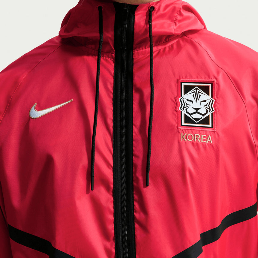 Nike Men's Korea Dri-Fit Anthem Jacket Red Crest