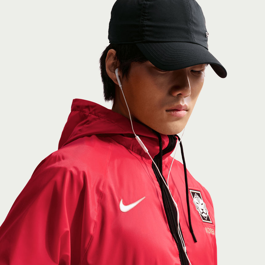 Nike Men's Korea Dri-Fit Anthem Jacket Red Sleeve