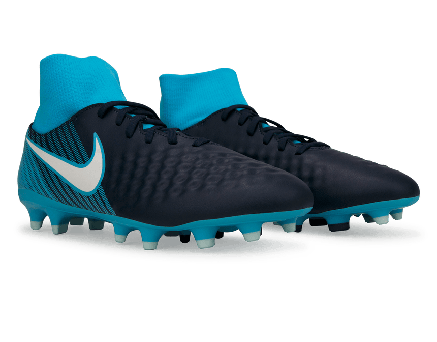 Nike Men's Magista Onda II DF FG Obsidian/White/Gamma Blue Together