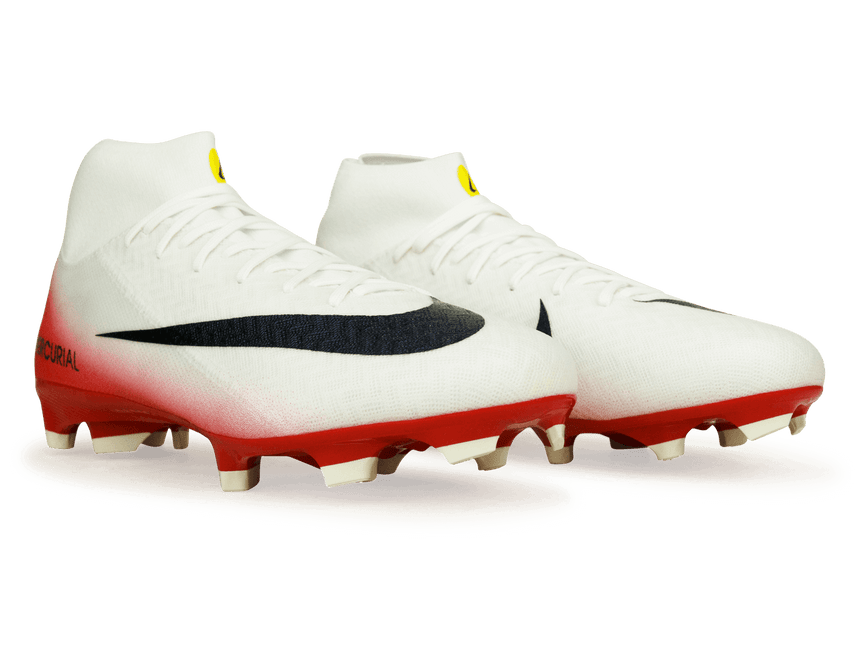 Nike Men's Zoom Mercurial Superfly 10 Academy FG/MG LV8 Red/Obsidian Together