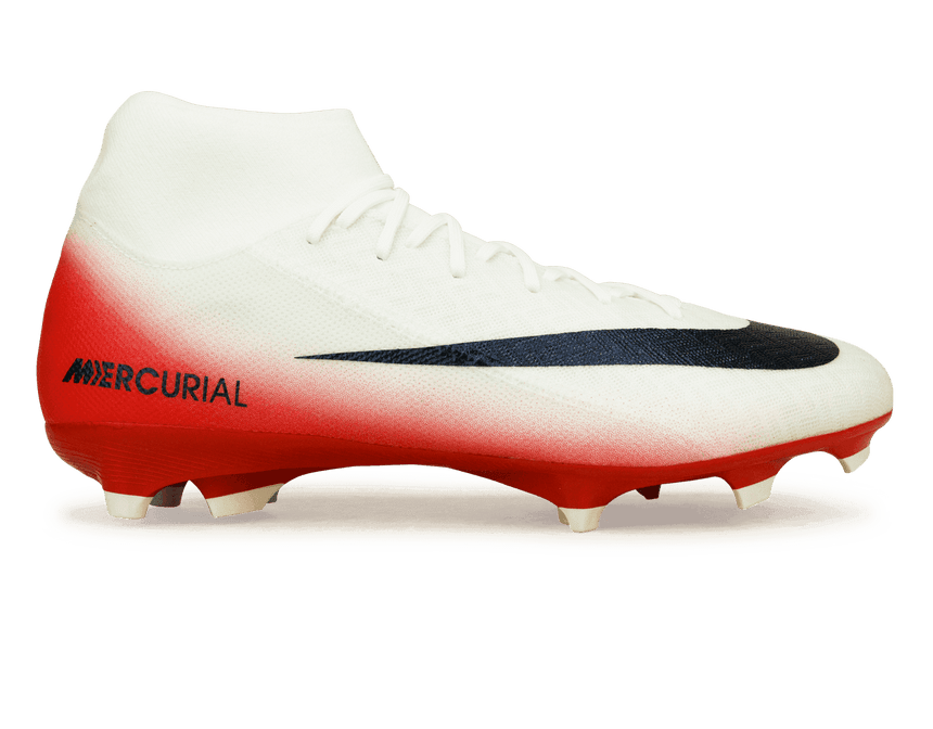 Nike Men's Zoom Mercurial Superfly 10 Academy FG/MG LV8 Red/Obsidian