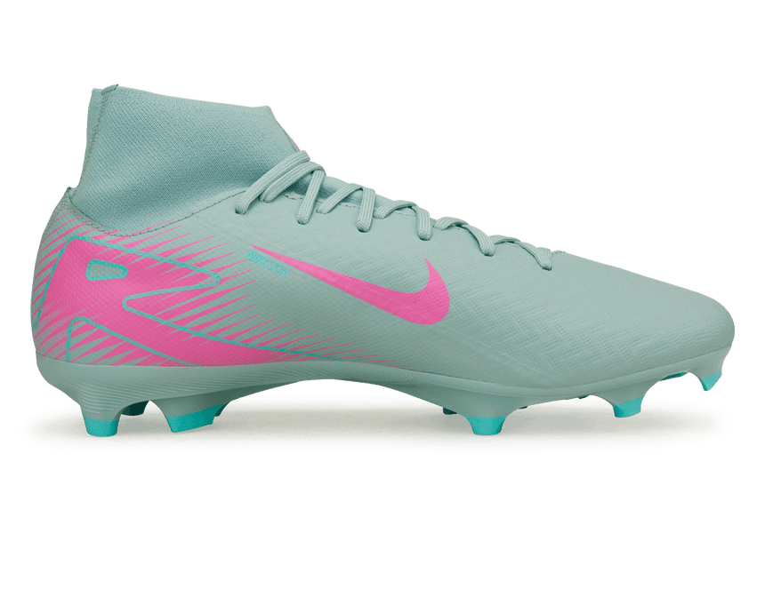 Nike Men's Mercurial Superfly 10 Academy FG/MG Ocean Cube/Pink Blast Side