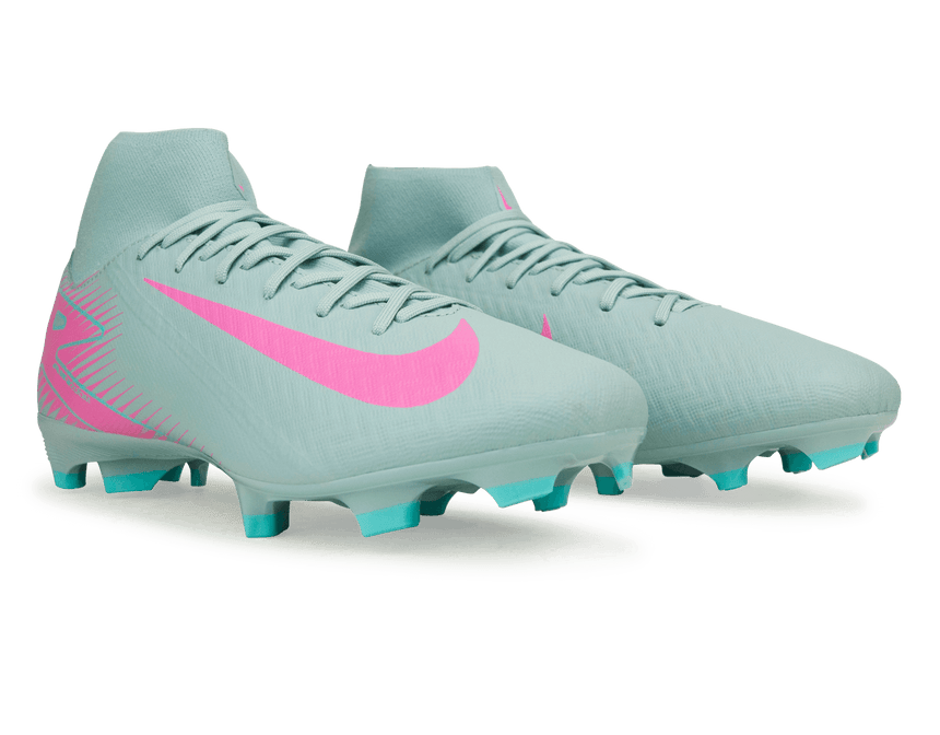 Nike Men's Mercurial Superfly 10 Academy FG/MG Ocean Cube/Pink Blast Together