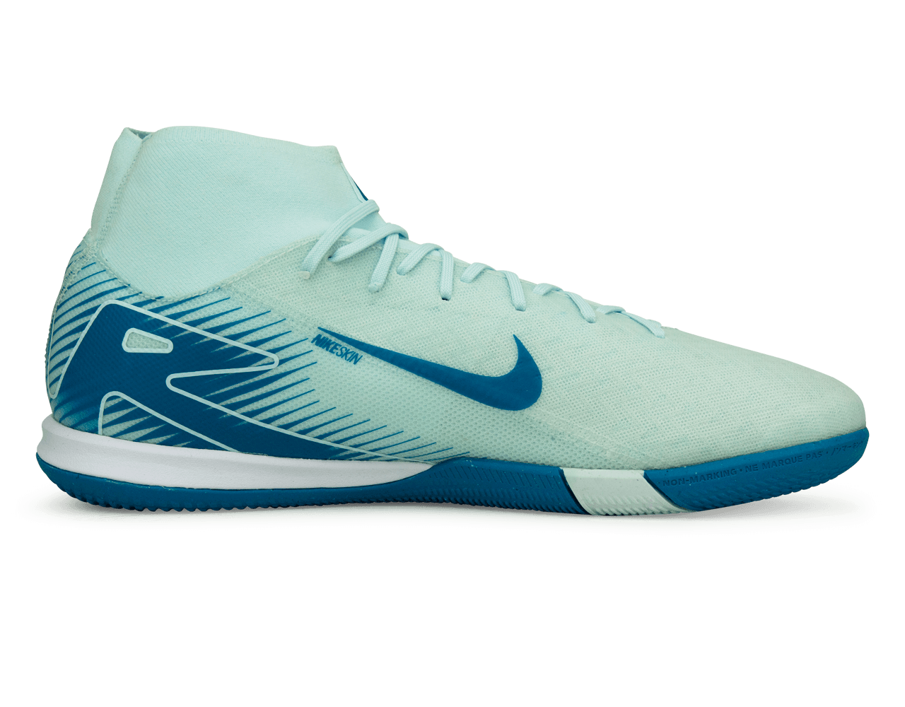 Nike Men's Zoom Mercurial Superfly 10 Academy IC Glacier Blue/Blue Nike Men's Zoom Mercurial Superfly 10 Academy IC Glacier Blue/Blue
