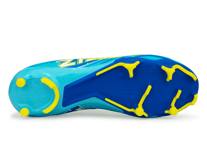 Nike Men's Mercurial Superfly 9 Academy KM FG/MG Blue/White Sole