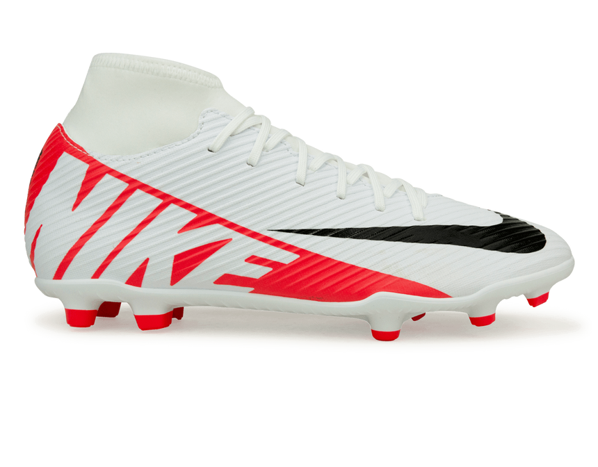 Nike Men's Zoom Mercurial Superfly 9 Club FG/MG White/Red – Azteca