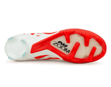 Nike Men's Zoom Mercurial Superfly 9 Elite FG White/Red Sole