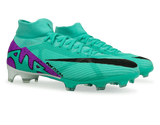 Nike Men's Zoom Mercurial Superfly 9 Pro FG Turquoise/Black/Purple Together