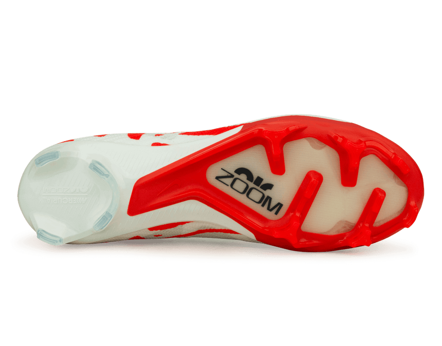 Nike Men's Zoom Mercurial Vapor 15 Elite White/Red Sole