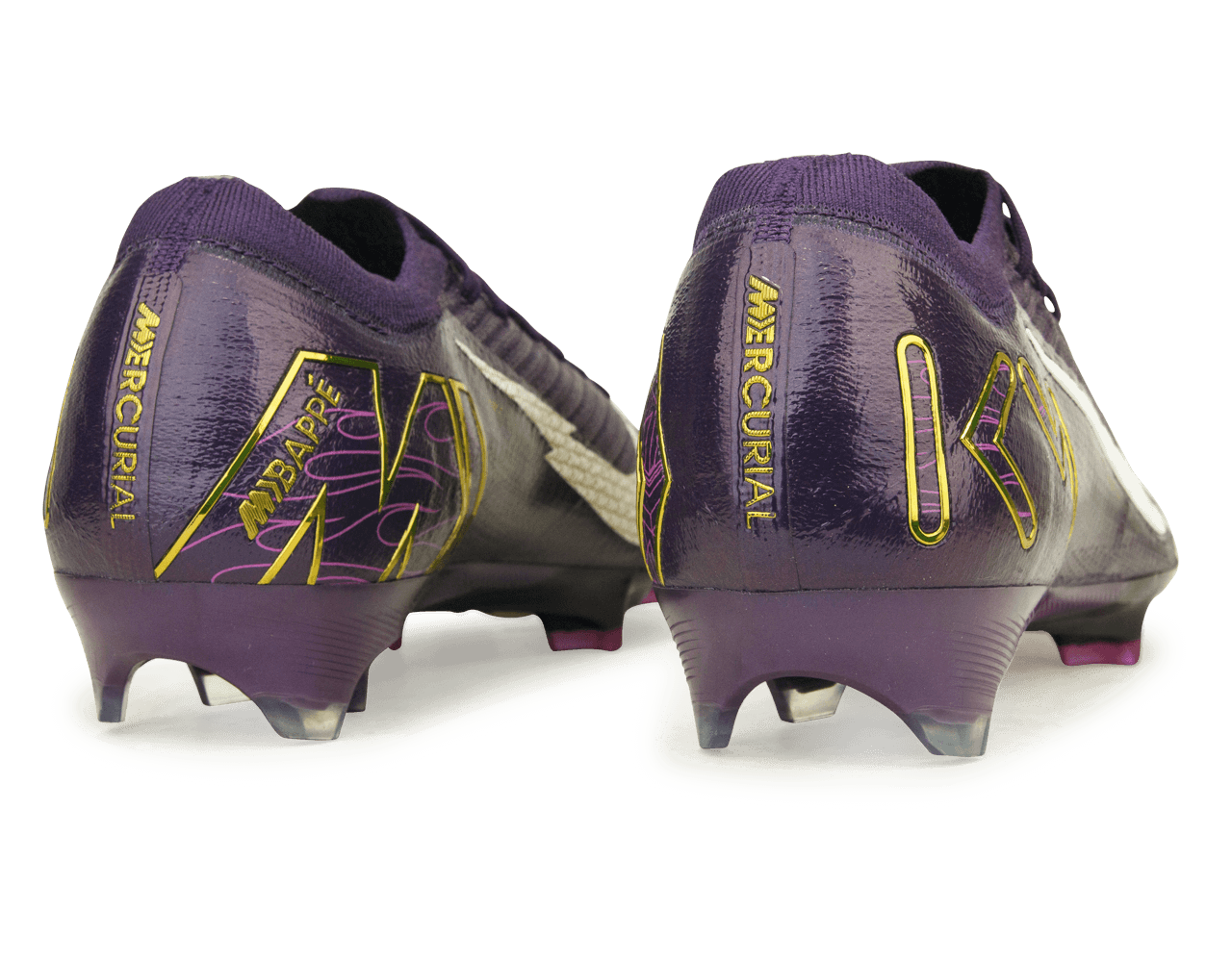 Nike x Zoom Mercurial Vapor 16 Elite FG Kylian Mbappé Mens 6.5 Purple Nike Zoom Vapor 16 Elite KM Firm Ground Soccer Cleats  main image 3