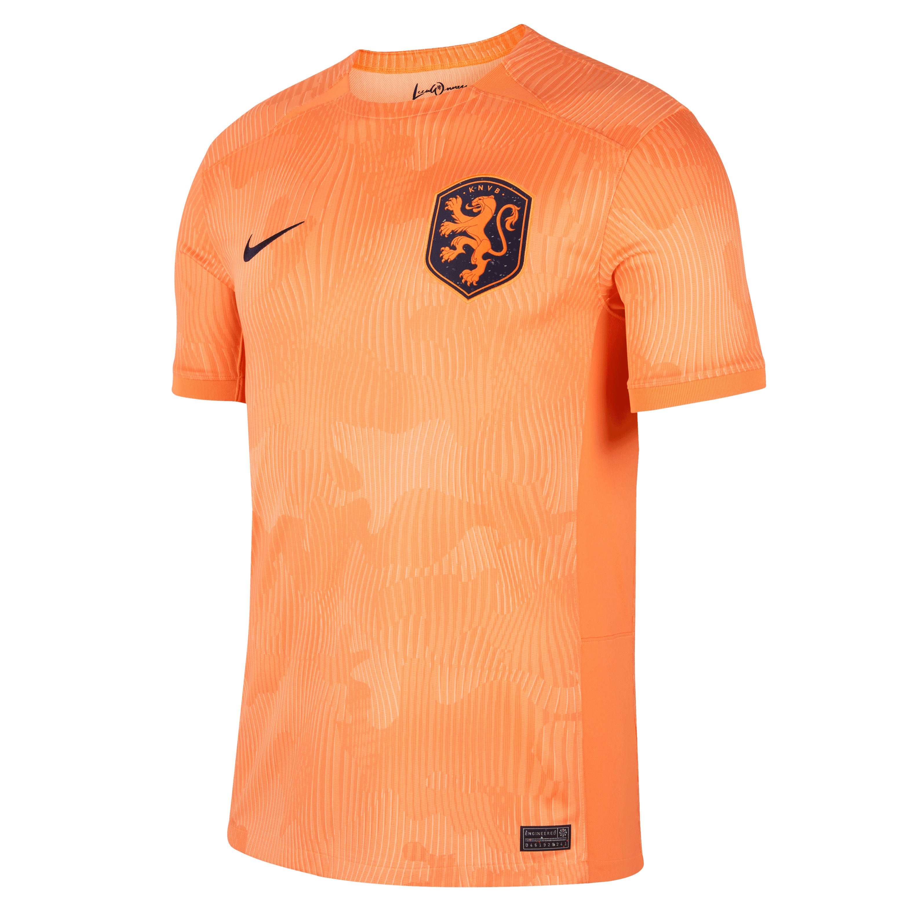 orange and black soccer jersey