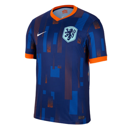 Nike Men's Netherlands 2024/25 Away Jersey Blue Void/Orange Front
