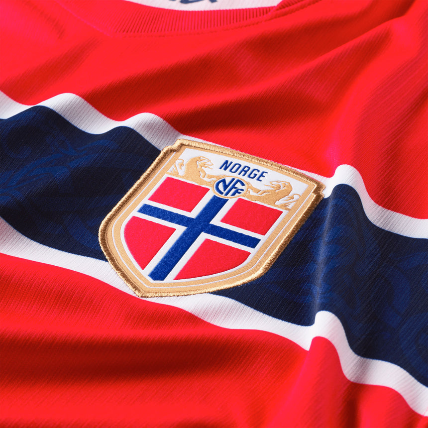 Nike Men's Norway World Cup 2026 Home Jersey Red/Navy Crest