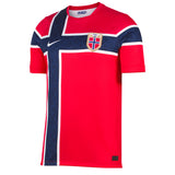 Nike Men's Norway World Cup 2026 Home Jersey Red/Navy Front