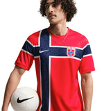 Nike Men's Norway World Cup 2026 Home Jersey Red/Navy Model 