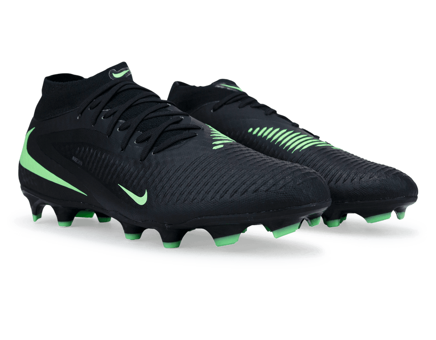 Nike Men's Phantom 6 High Academy FG/MG Black/Illusion Green Together