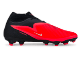 Nike Men's Phantom 6 High Academy FG/MG Bright Crimson/Black Side