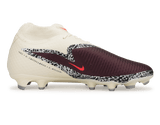 Nike Men's Phantom 6 High Academy FG/MG NU3 Burgundy/Fossil/Red Side