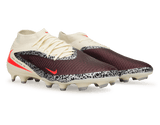 Nike Men's Phantom 6 High Academy FG/MG NU3 Burgundy/Fossil/Red Together