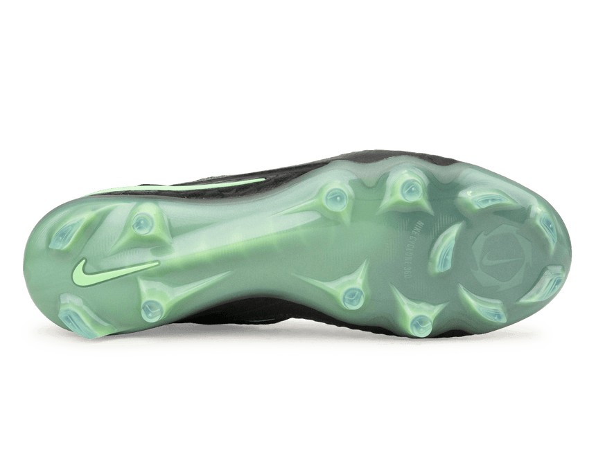 Nike Men's Phantom 6 High Elite FG Black/Illusion Green Sole