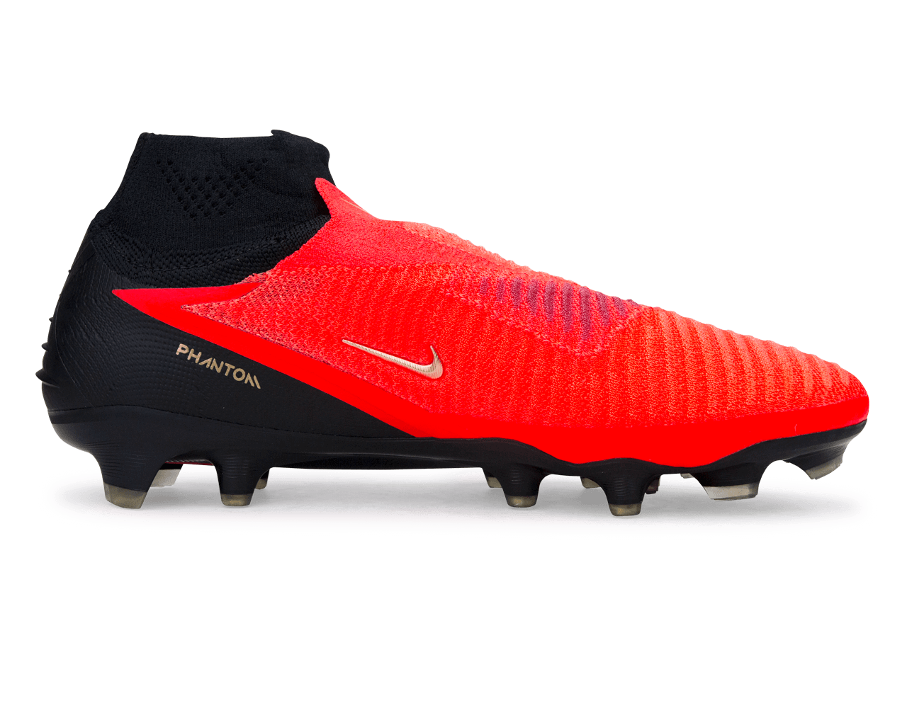 Nike Men's Phantom 6 High Elite FG Bright Crimson/Black – Azteca