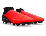 Nike Men's Phantom 6 High Elite FG Bright Crimson/Black Together