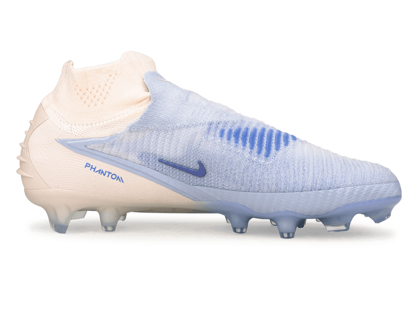 Nike Men's Phantom 6 High Elite FG LV8 Soccer Cleats Ghost/Guava Ice Side