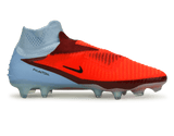 Nike Men's Phantom 6 High Elite FG Royal Tint/Black/Bright Crimson