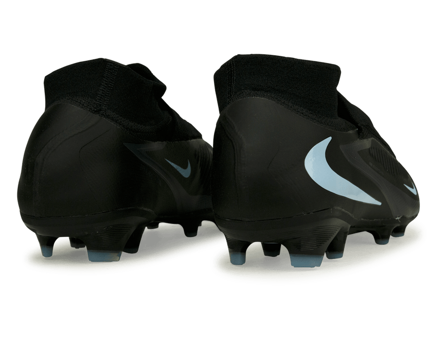 Nike Men's Phantom 6 High Pro FG Black/Ice Blue Rear