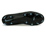 Nike Men's Phantom 6 High Pro FG Black/Ice Blue Sole