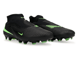 Nike Men's Phantom 6 High Pro FG Black/Illusion Green Together