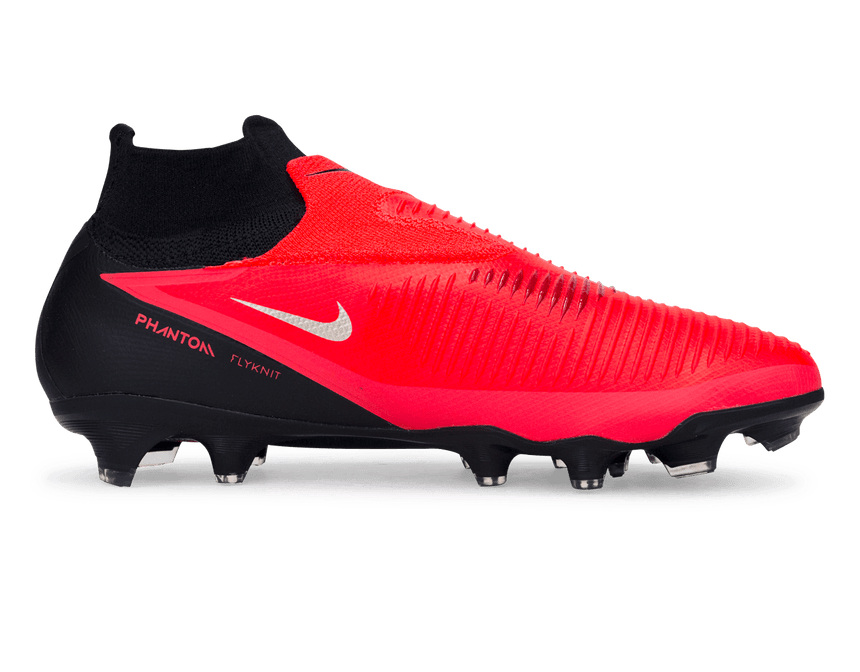 Nike Men's Phantom 6 High Pro FG Bright Crimson/Black Side