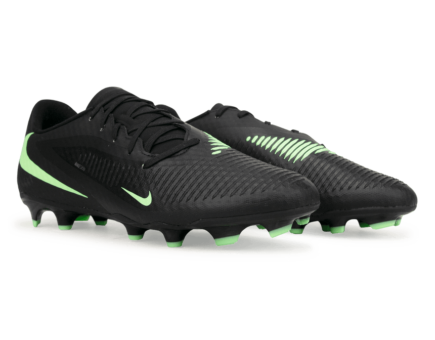 Nike Men's Phantom 6 Low Academy FG/MG Black/Illusion Green Together