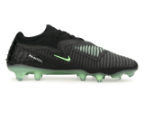 Nike Men's Phantom 6 Low Elite FG Black/Illusion Green Side