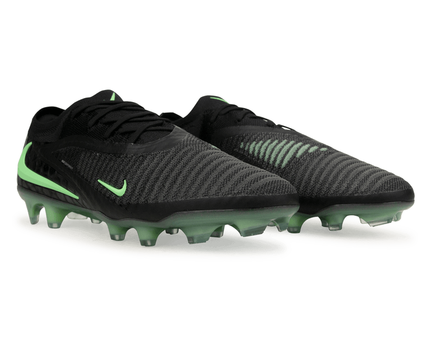 Nike Men's Phantom 6 Low Elite FG Black/Illusion Green Together