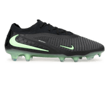 Nike Men's Phantom 6 Low Elite FG Black/Illusion Green