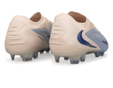 Nike Men's Phantom 6 Low Elite FG LV8 Soccer Cleats Ghost/Guava Ice Heel