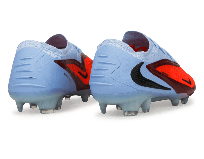 Nike Men's Phantom 6 Low Elite FG Royal Tint/Bright Crimson Rear
