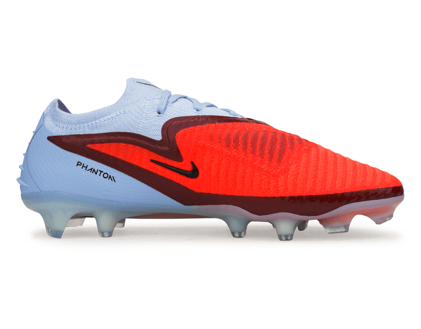Nike Men's Phantom 6 Low Elite FG Royal Tint/Bright Crimson Side